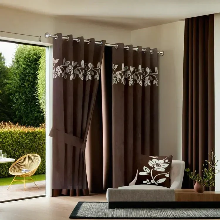 Elegant Gold Accent Curtains